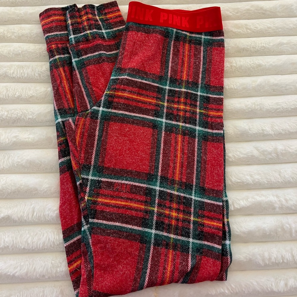 Victoria Secret Pink Red Pajama Pants